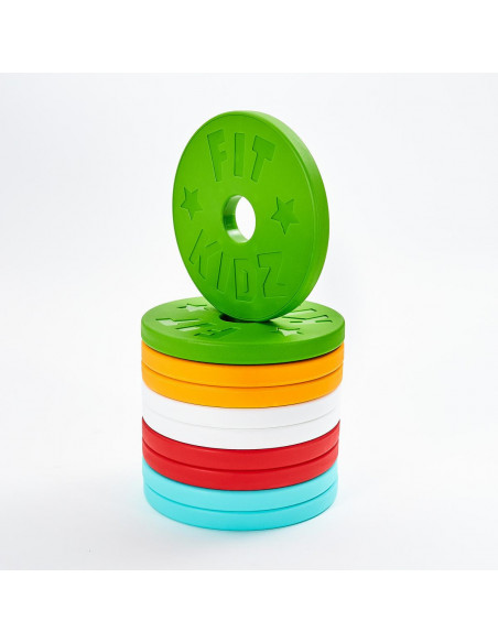 Fit Kidz Gewichtsscheibe Weiß (2er Set)